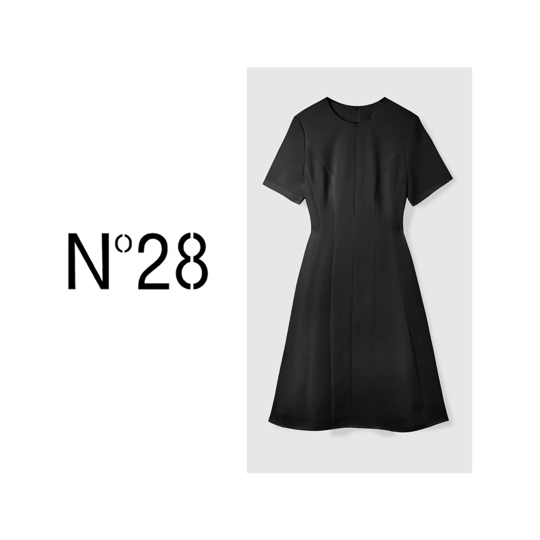 'S裙'N°28 夏季新款时尚气质优雅百搭显瘦设计师收腰女士连衣裙