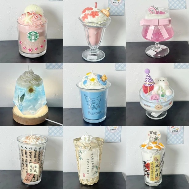 【造型蜡烛 全款式】重工款纯手工diy香薰蜡烛摆件生日礼物礼盒装