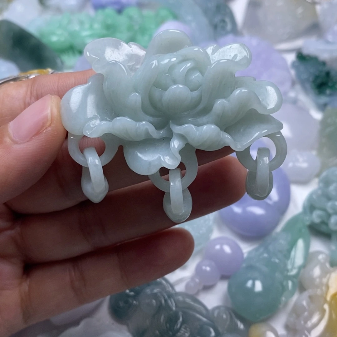 颈饰未镶嵌翡翠翡翠