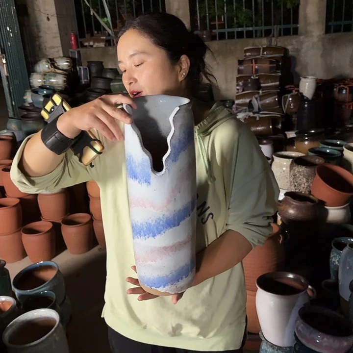 口14高42瑕疵一个盆子