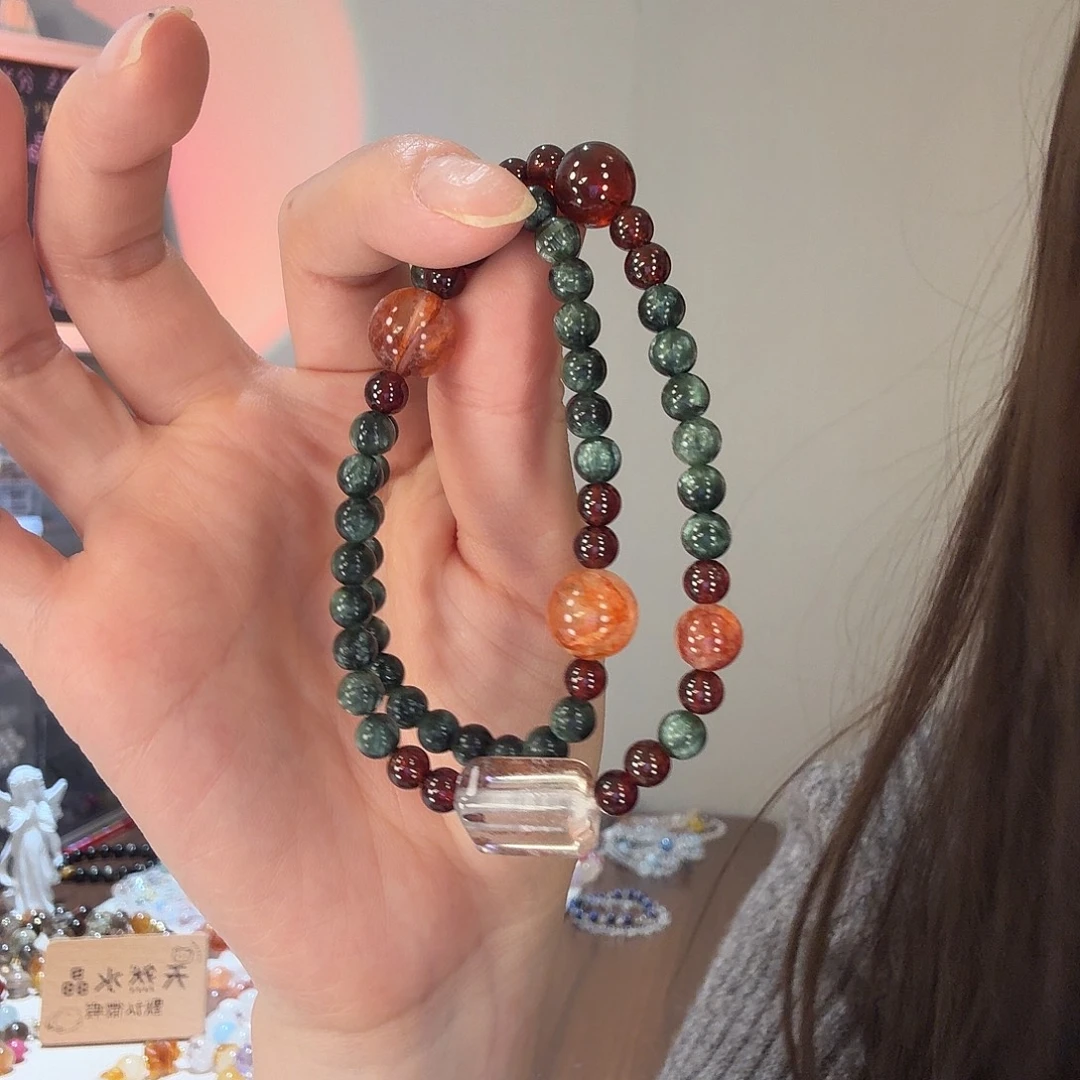 手链烟晶合金水晶