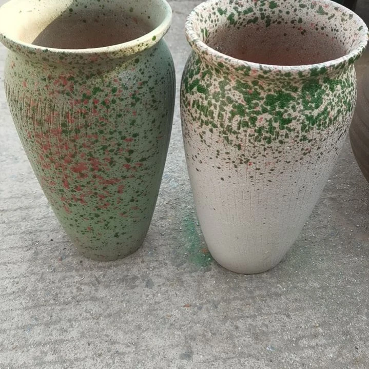 红陶14口25高瑕疵两个