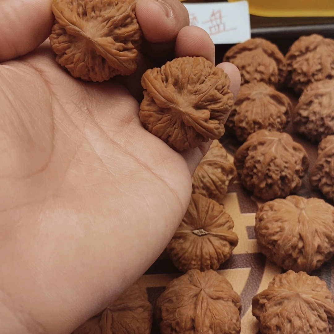 吊坠文玩核桃39全品莲花