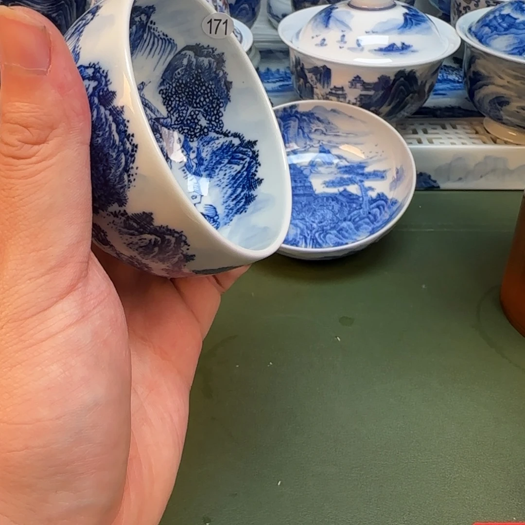 彦祖纯手工手绘茶具171