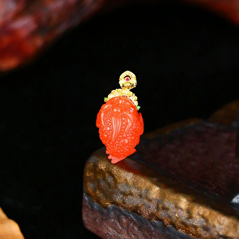 南红吊坠【8939D】