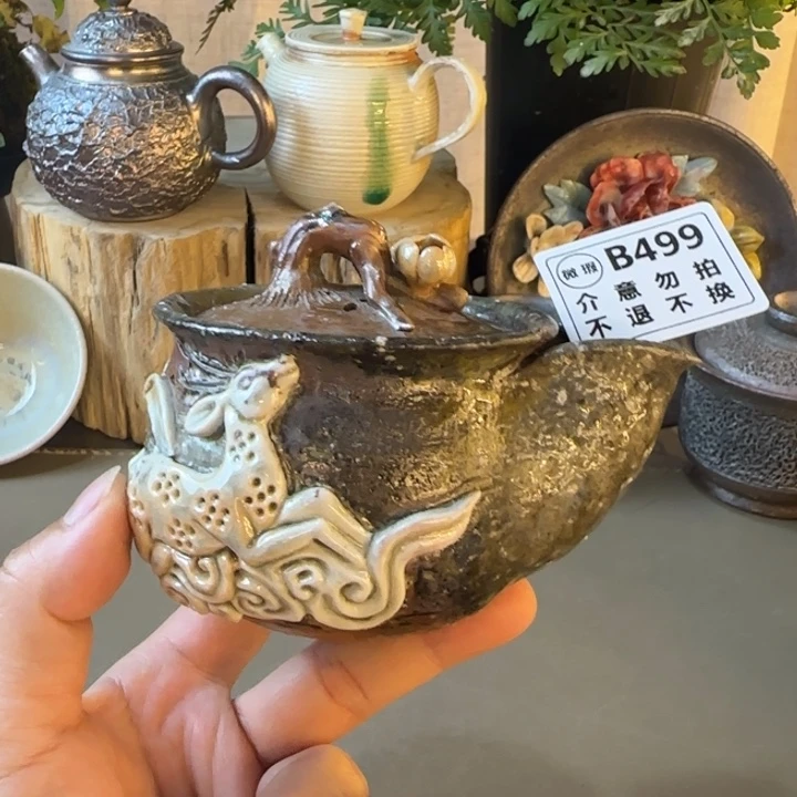 粗砂茶壶柴烧福利新品多多