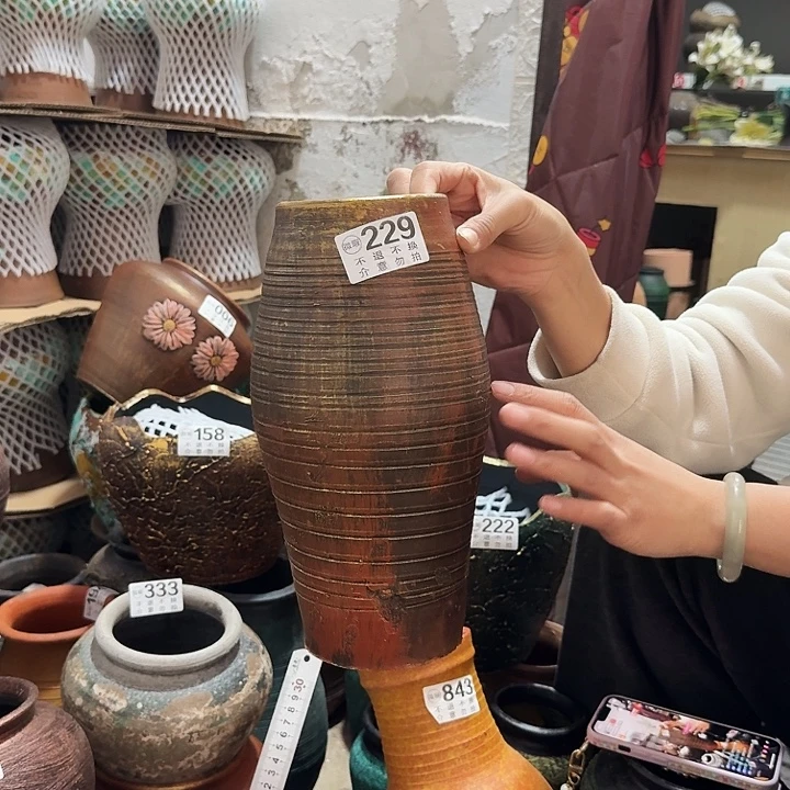 瑕疵金色直筒229高度28口径10