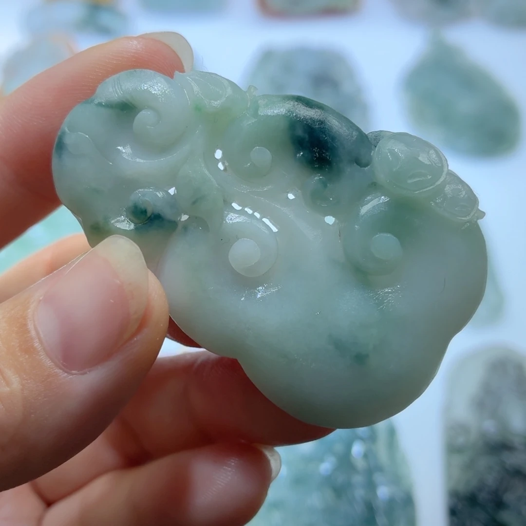 定制翡翠未镶嵌毛货
