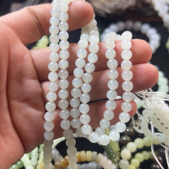 和田玉（糖玉）未镶嵌手链