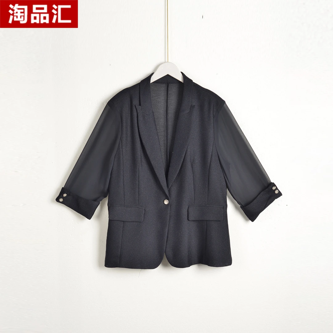 GPC2【专柜捡漏】中高端时尚女装DQB-西装外套1012-午夜蓝
