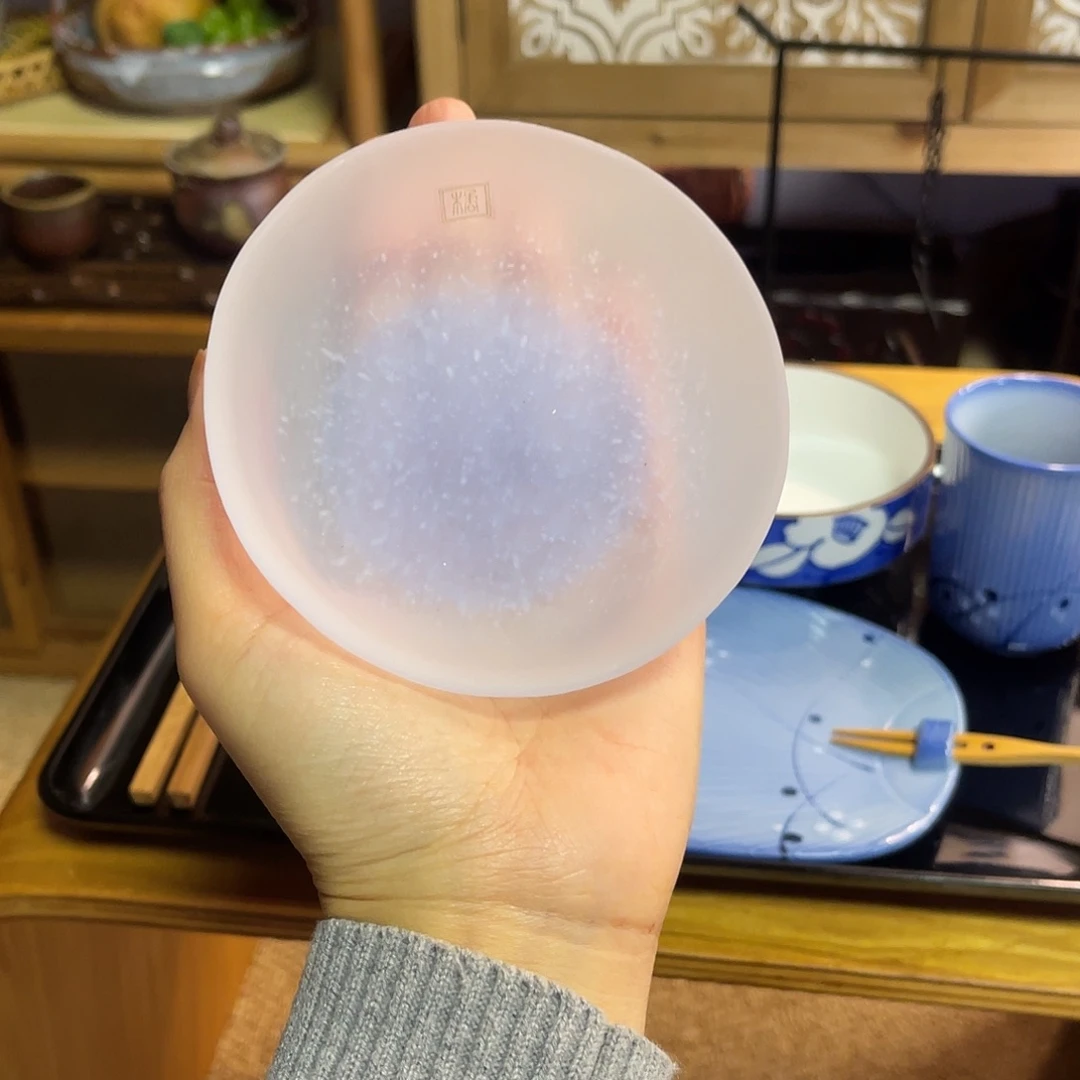 瓷片橘吉气泡硝子小钵2