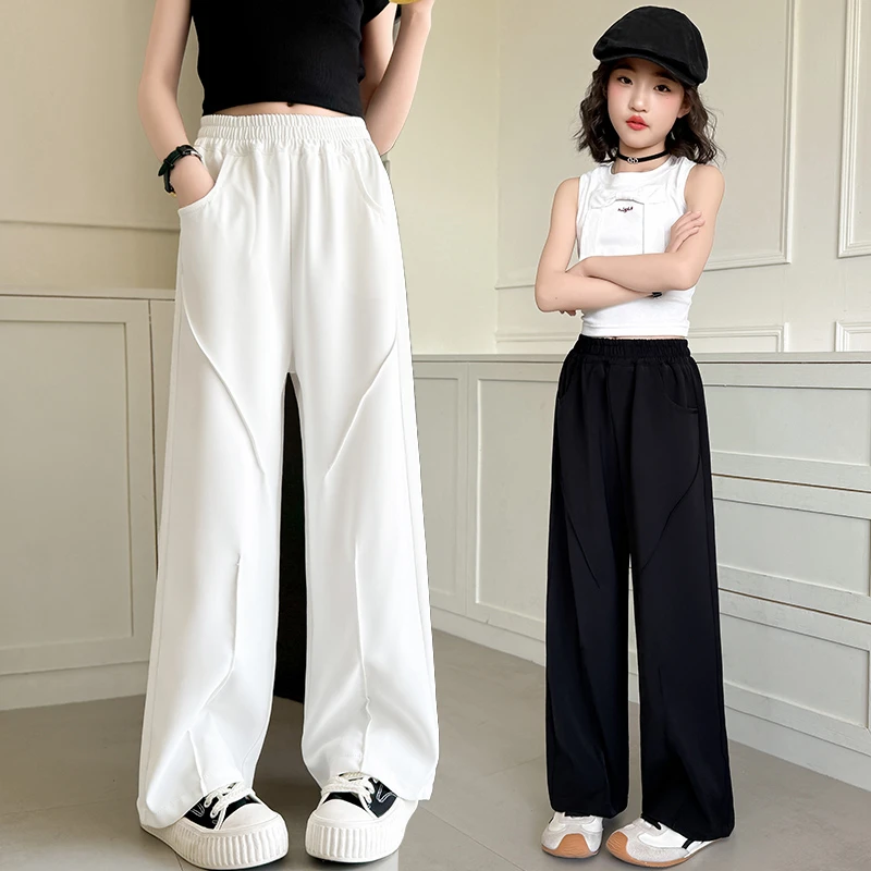 2025休闲舒适时尚凉爽显瘦修身西装直筒裤夏季