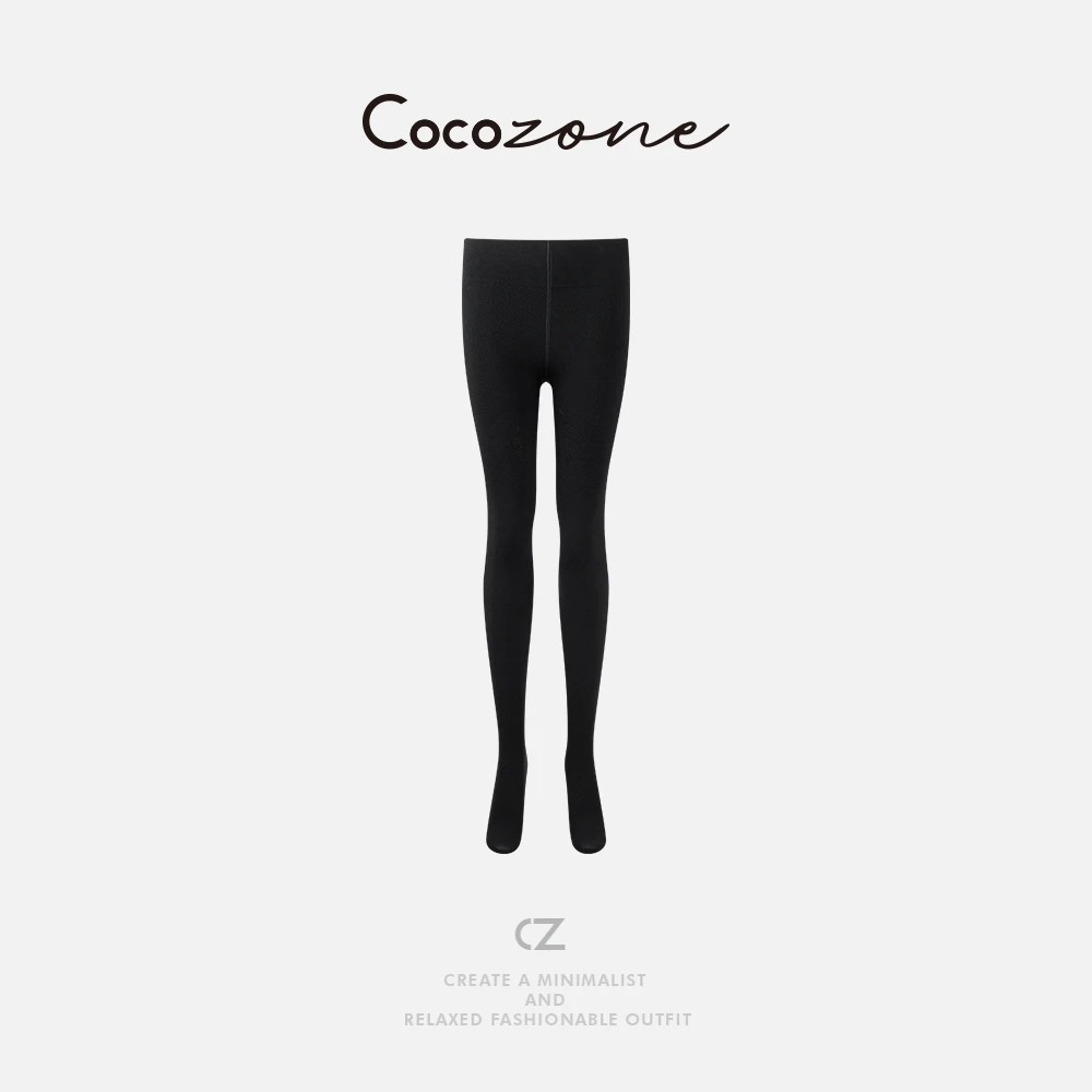 COCO ZONE 刘一一 简约纯色舒适包裹感打底裤 CD2A2103