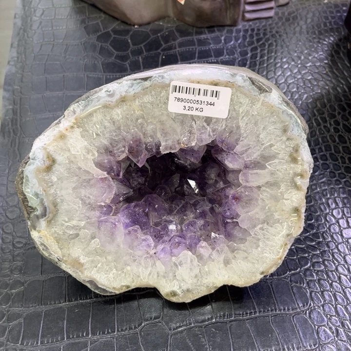 未镶嵌发饰水晶紫晶钱袋子
