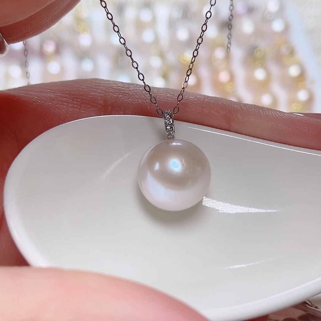 未镶嵌淡水珍珠吊坠(赠链)