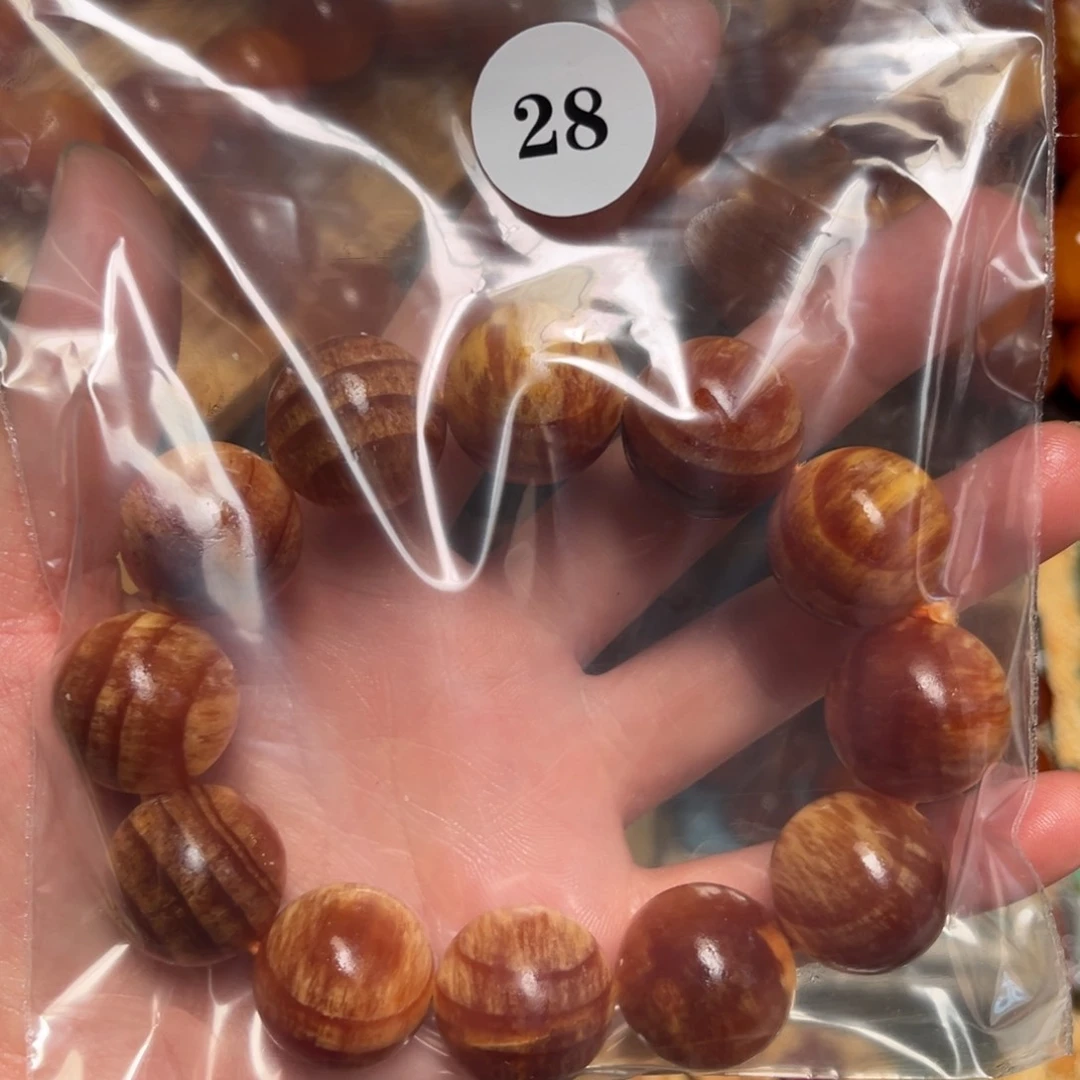 松木（琥珀木）手串/手链金*盛28号2.0