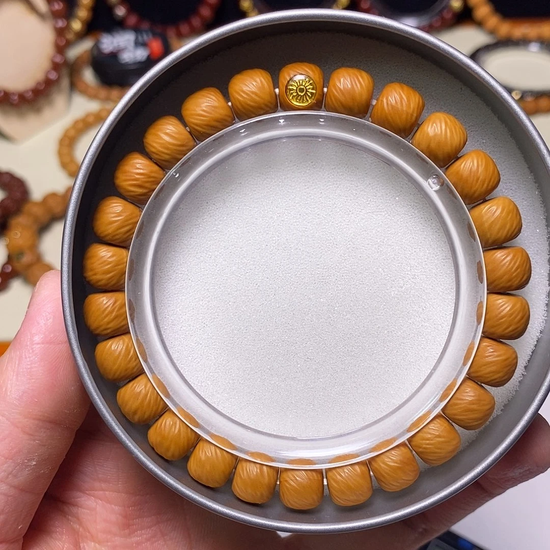 猴头核桃手串全品单标款千刃云锦 尺寸9+ 馒头料