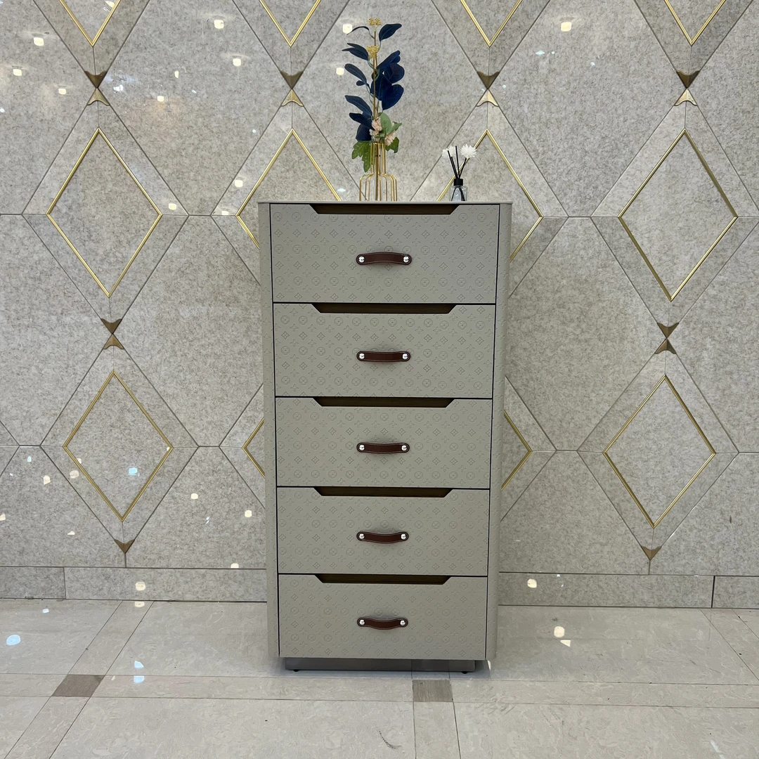 意式极简多功能实木落地斗柜卧室收纳床尾柜现代简约大床头柜高级