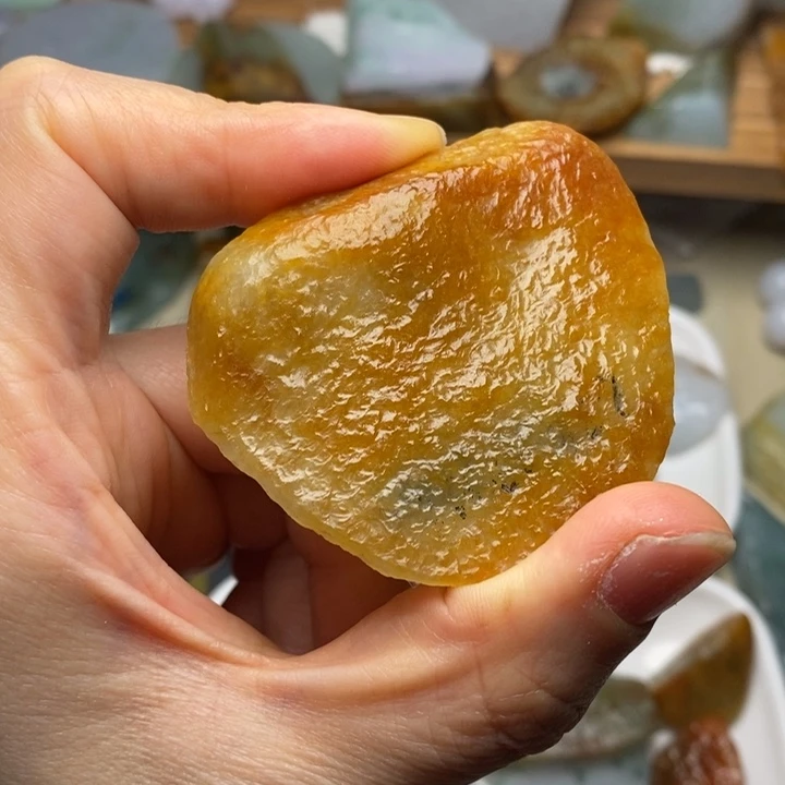 翡翠未镶嵌颈饰天然