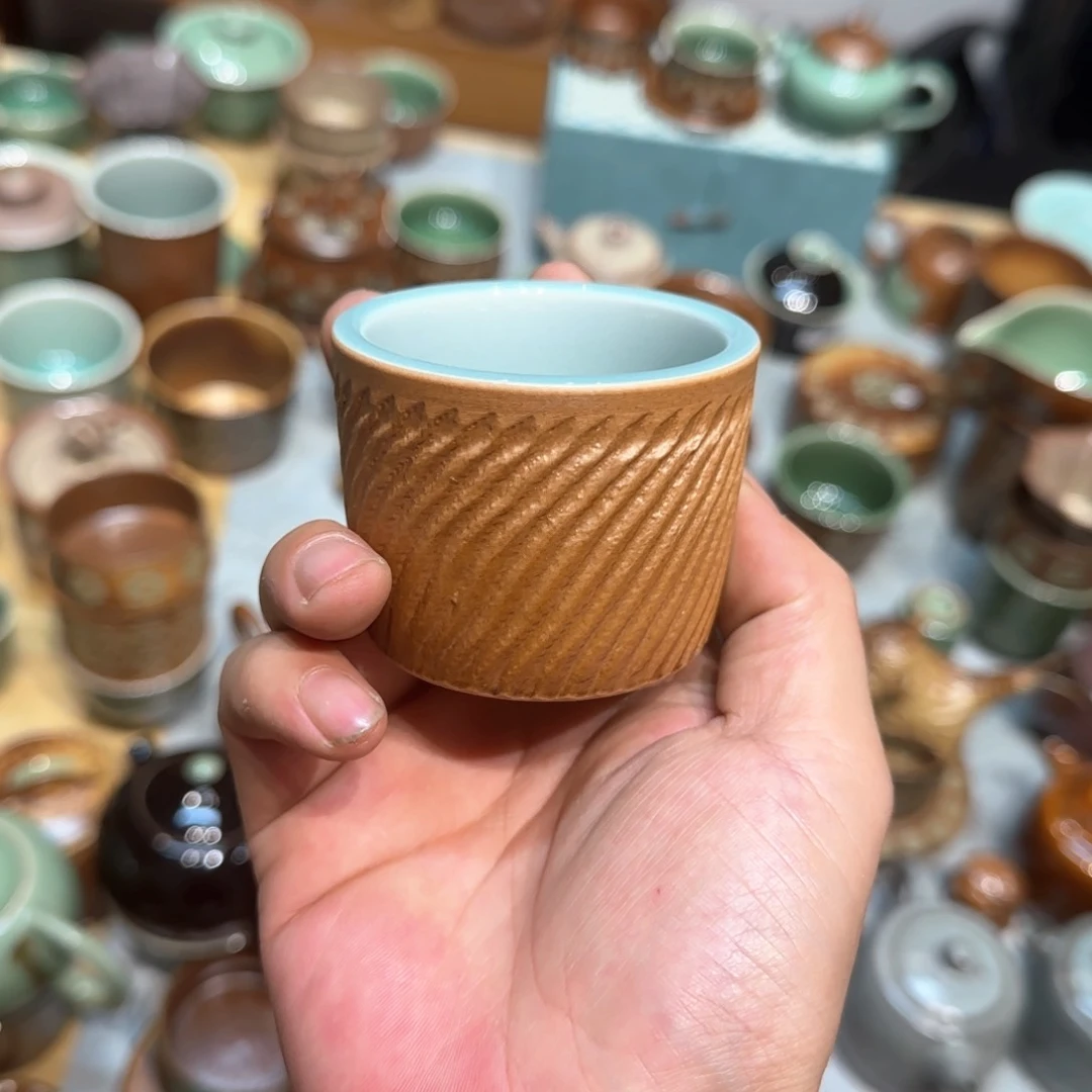 小金茶具青瓷茶器