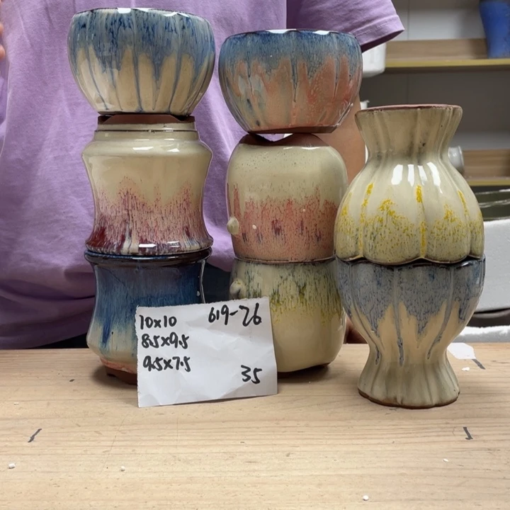 紫砂花盆多肉花盆微瑕26