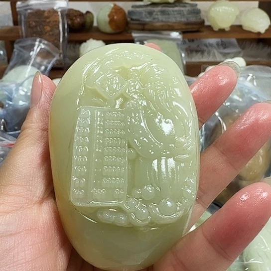 鑫***哥砖雕石头手把件石头手把件