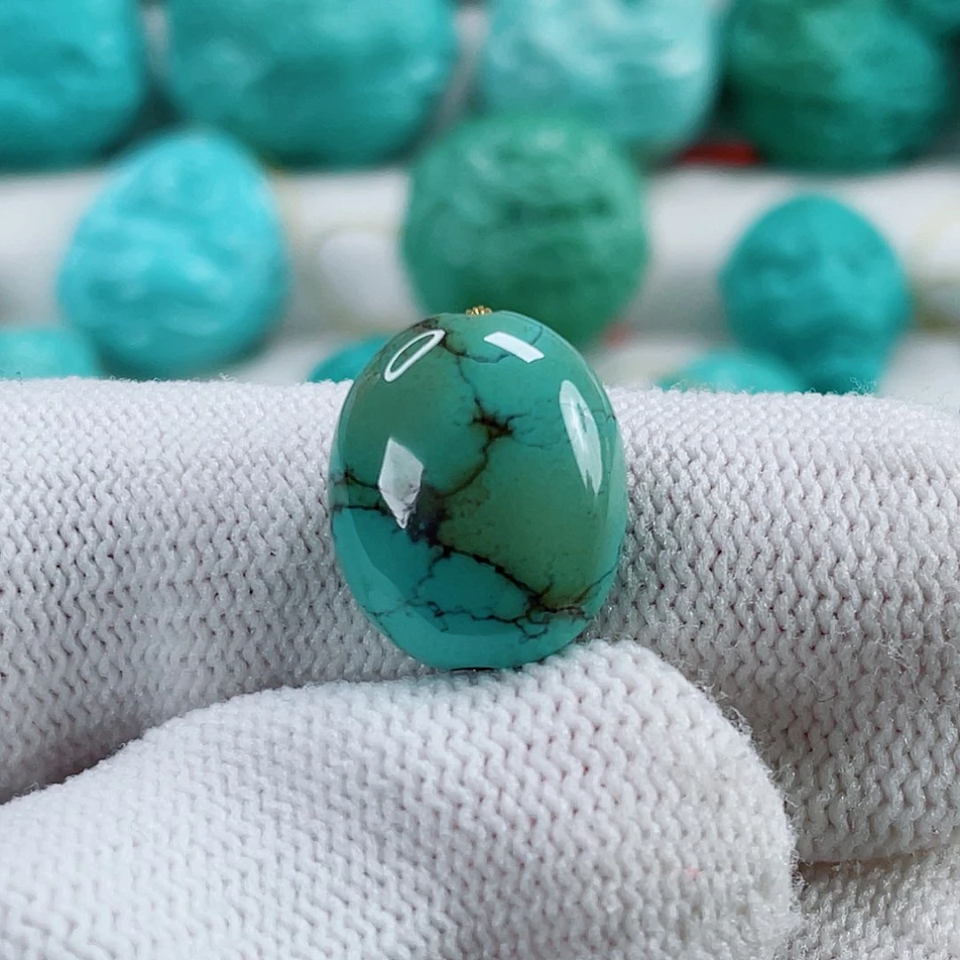 绿松石未镶嵌车挂