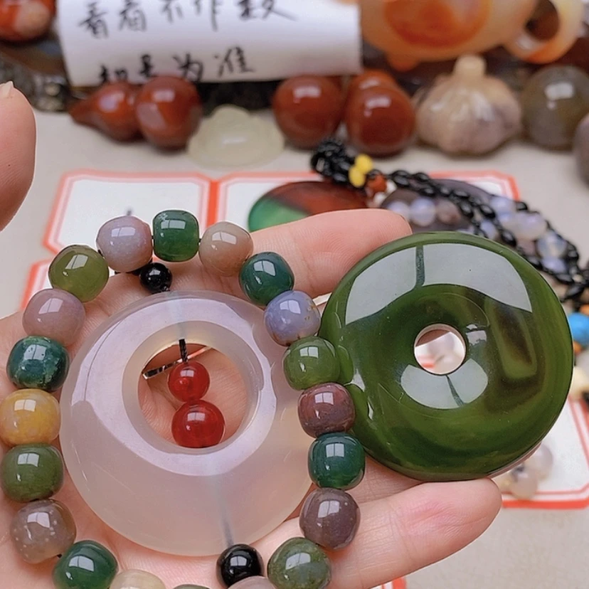 【闪购商品】未镶嵌玛瑙/玉髓珠宝半成品兰*