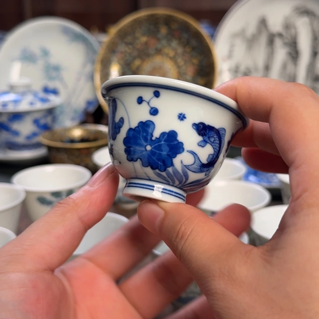 纯手工手绘陶瓷茶具