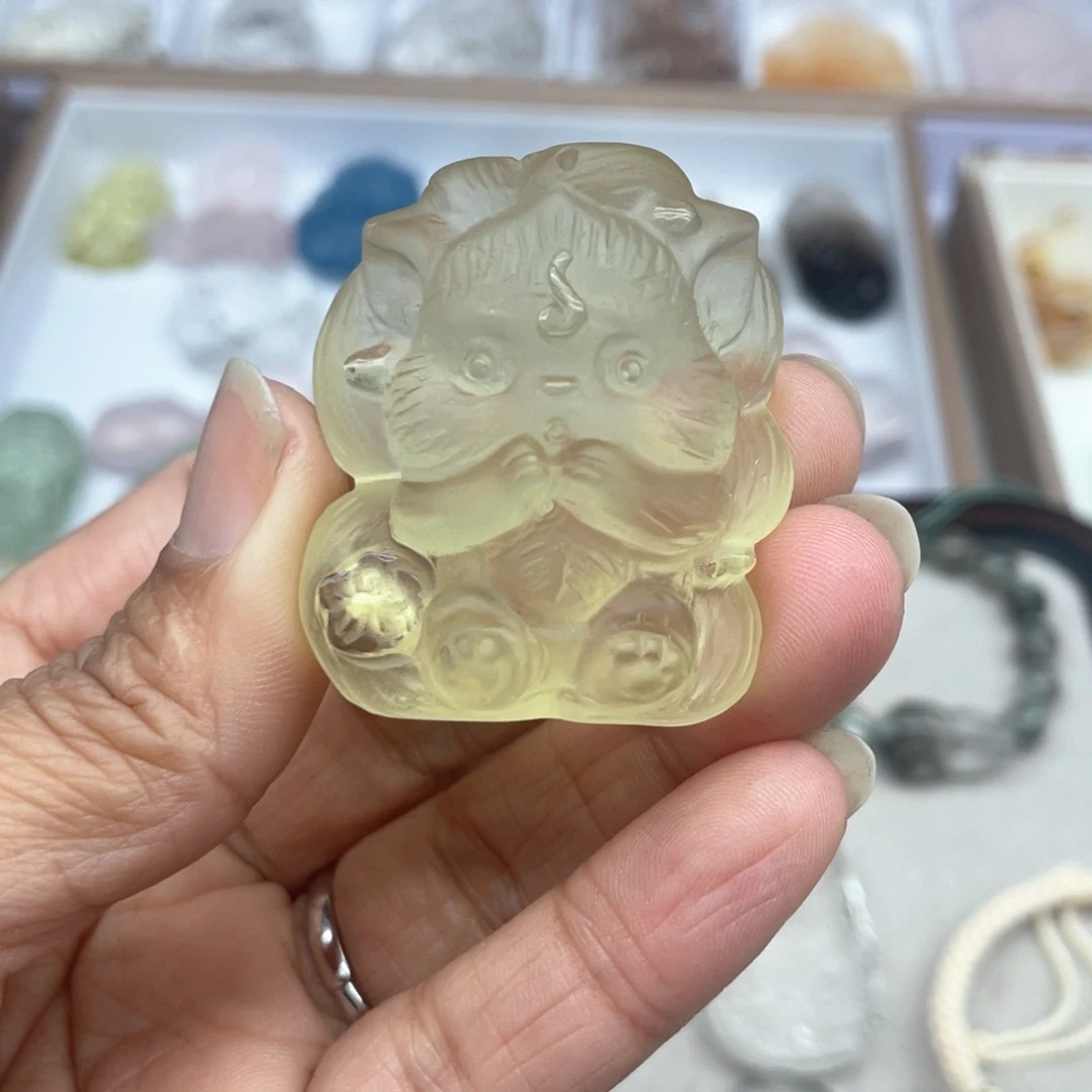 水晶吊坠(不含链)未镶嵌仙*