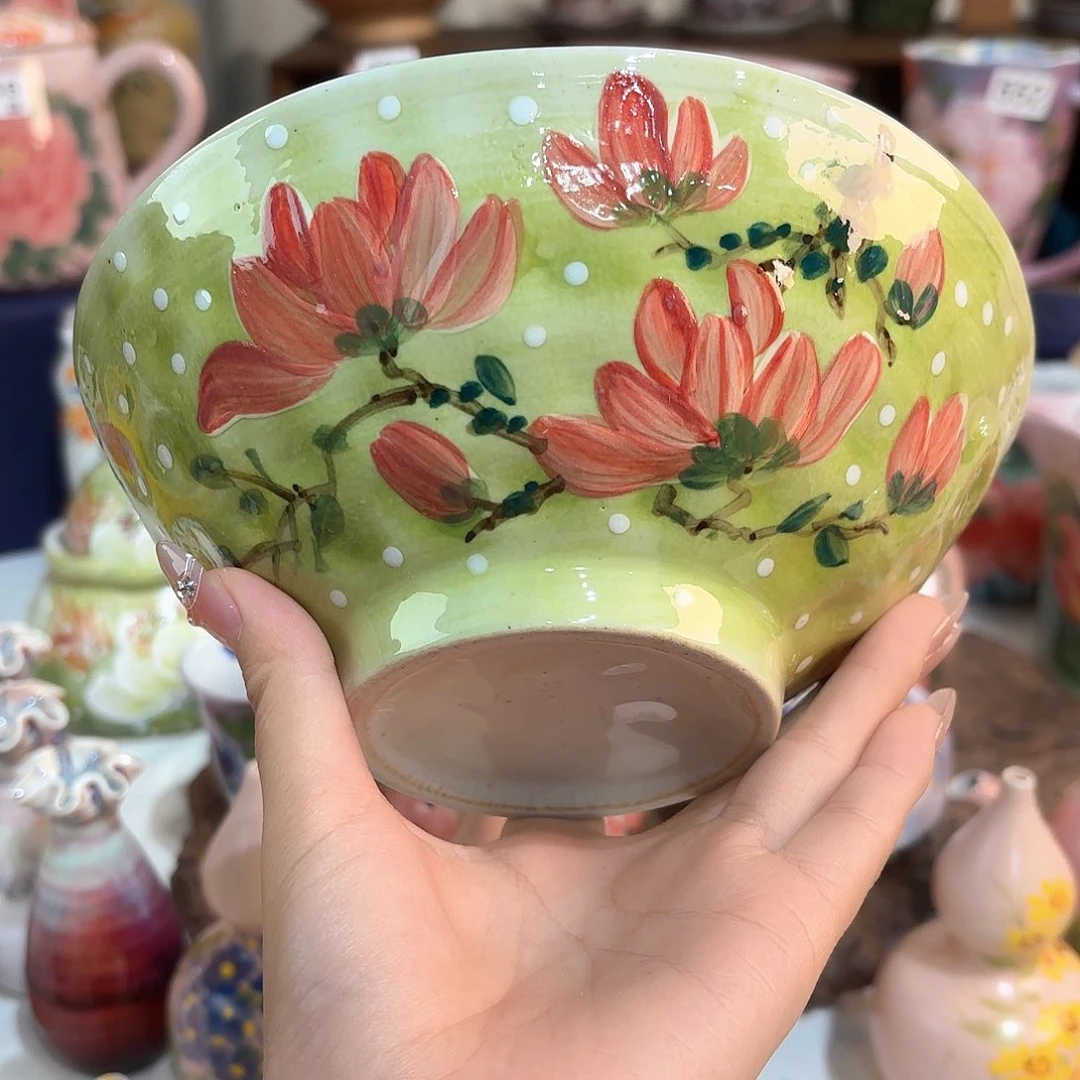 景德镇手绘高温釉下彩陶瓷茶具