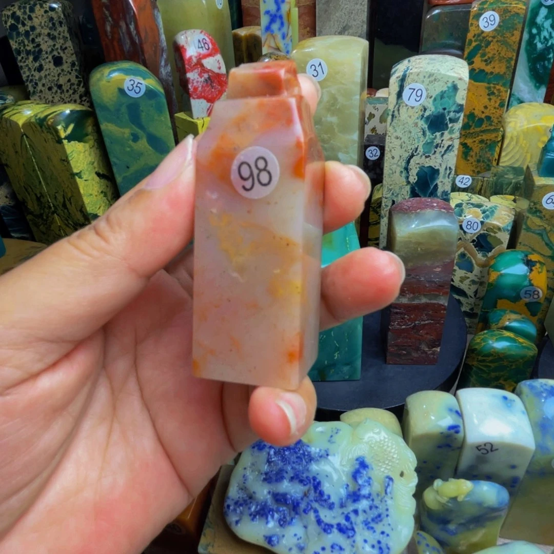 这***了青田石印石老挝石