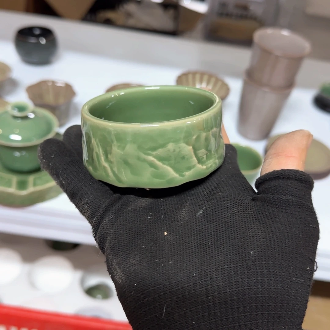 小金茶器青瓷茶具