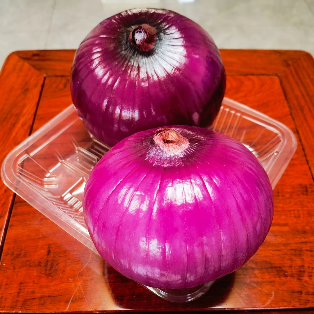 水果洋葱青岛移风现挖现发新鲜脆甜紫皮扁水果洋葱