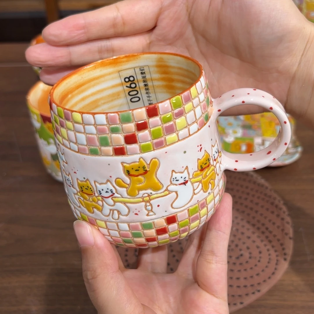 瓷片边***子手工制作工艺制作0068
