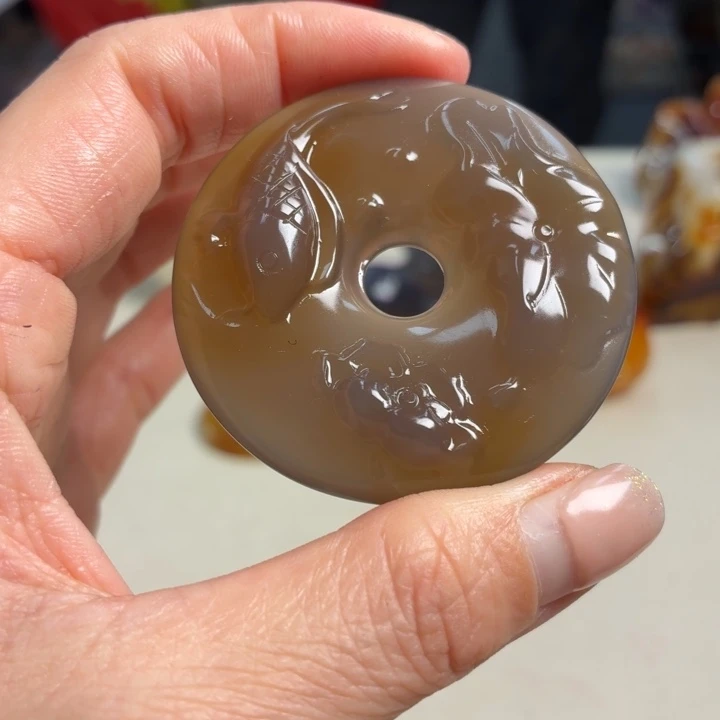 玛瑙/玉髓未镶嵌吊坠(不含链)