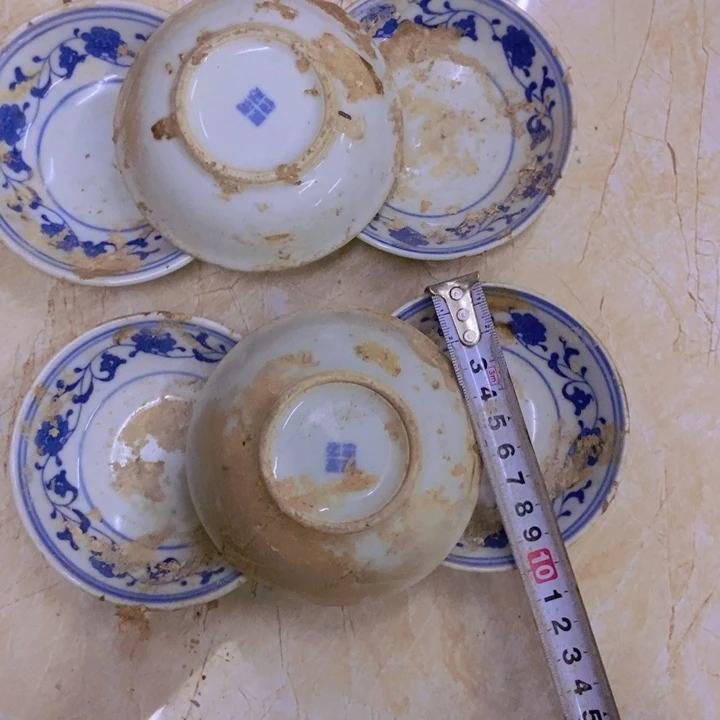 其他6个10厘米芙蓉花味碟