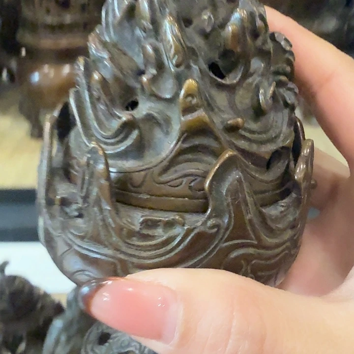 博山炉铜摆件工艺品