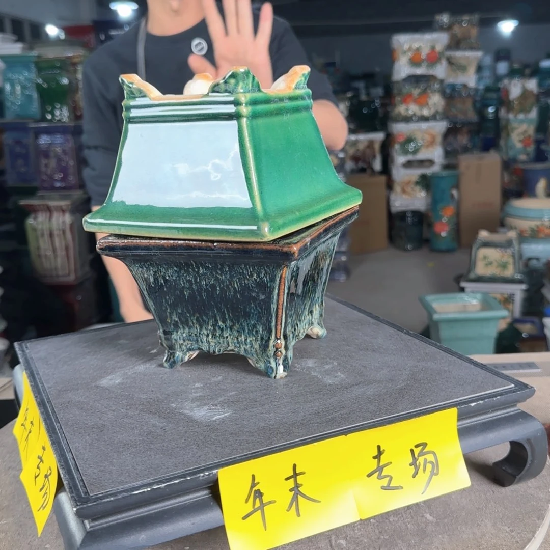 一风堂石湾花盆。微瑕