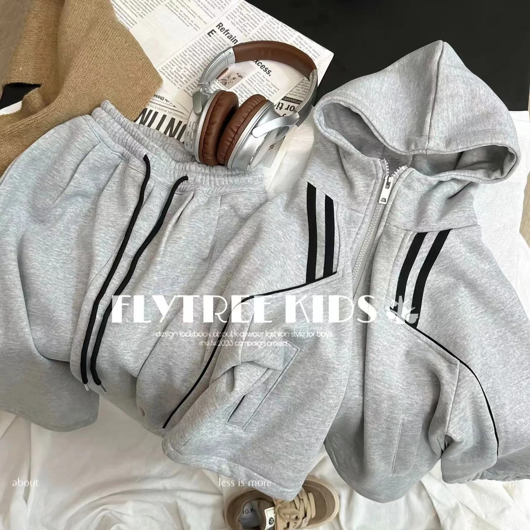 〖ANDI〗订制儿童秋季新款简约衣套装1744