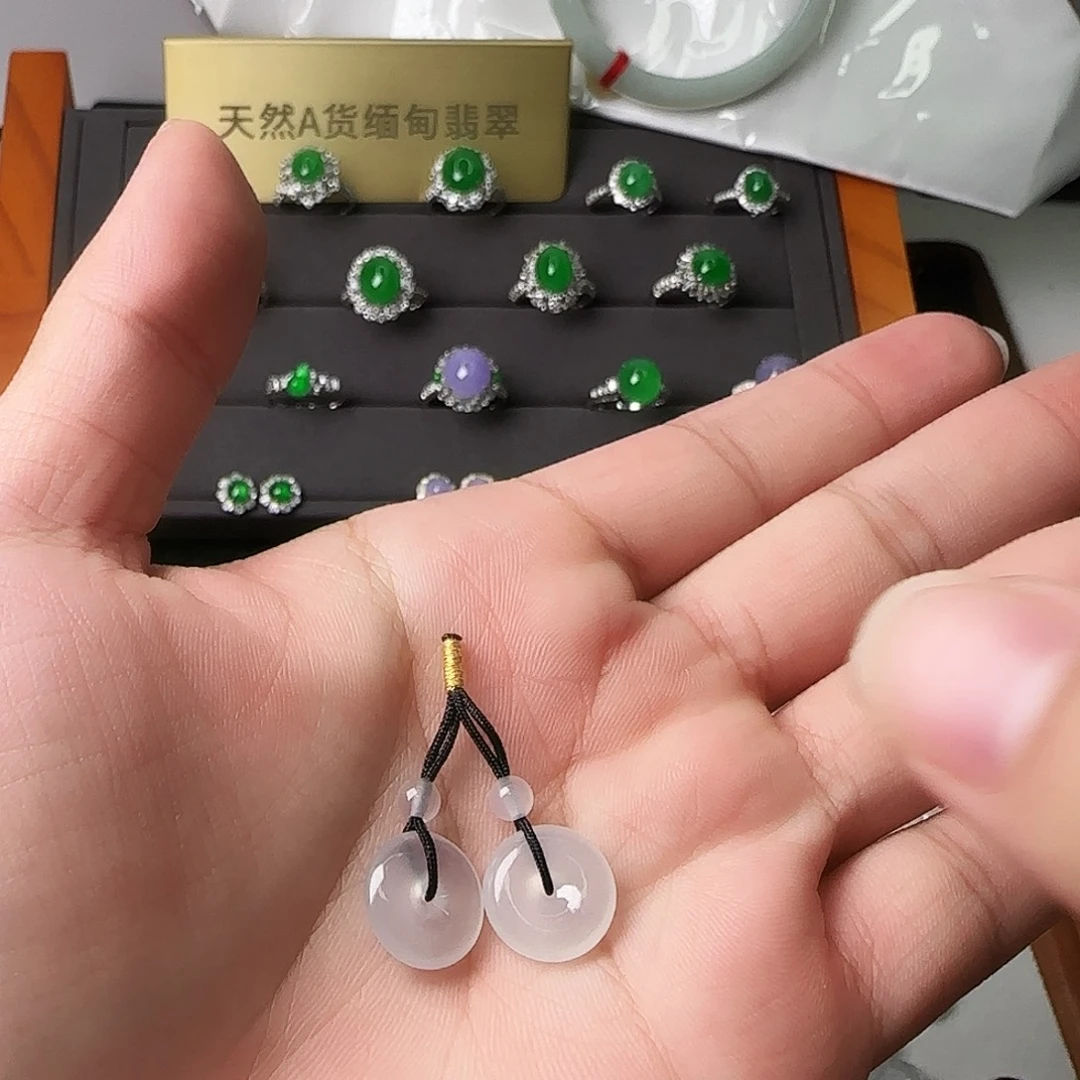 裸石翡翠冰种平安扣