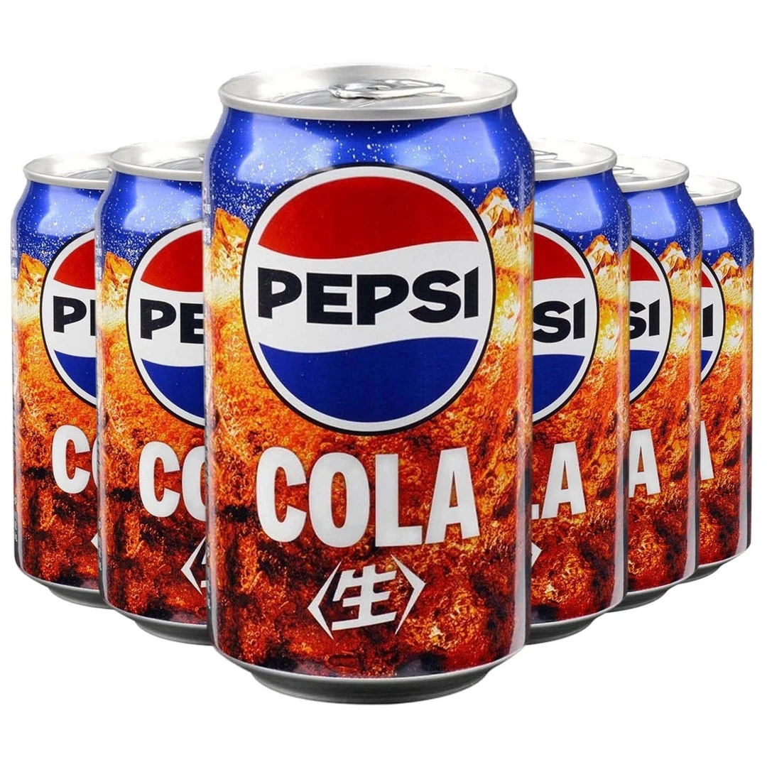 发顺丰pepsi百事可乐日本进口原味生可乐碳酸饮料汽水340ml