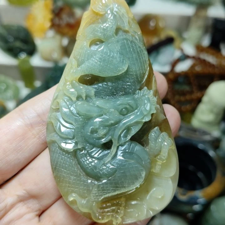 未镶嵌岫玉挂坠款式