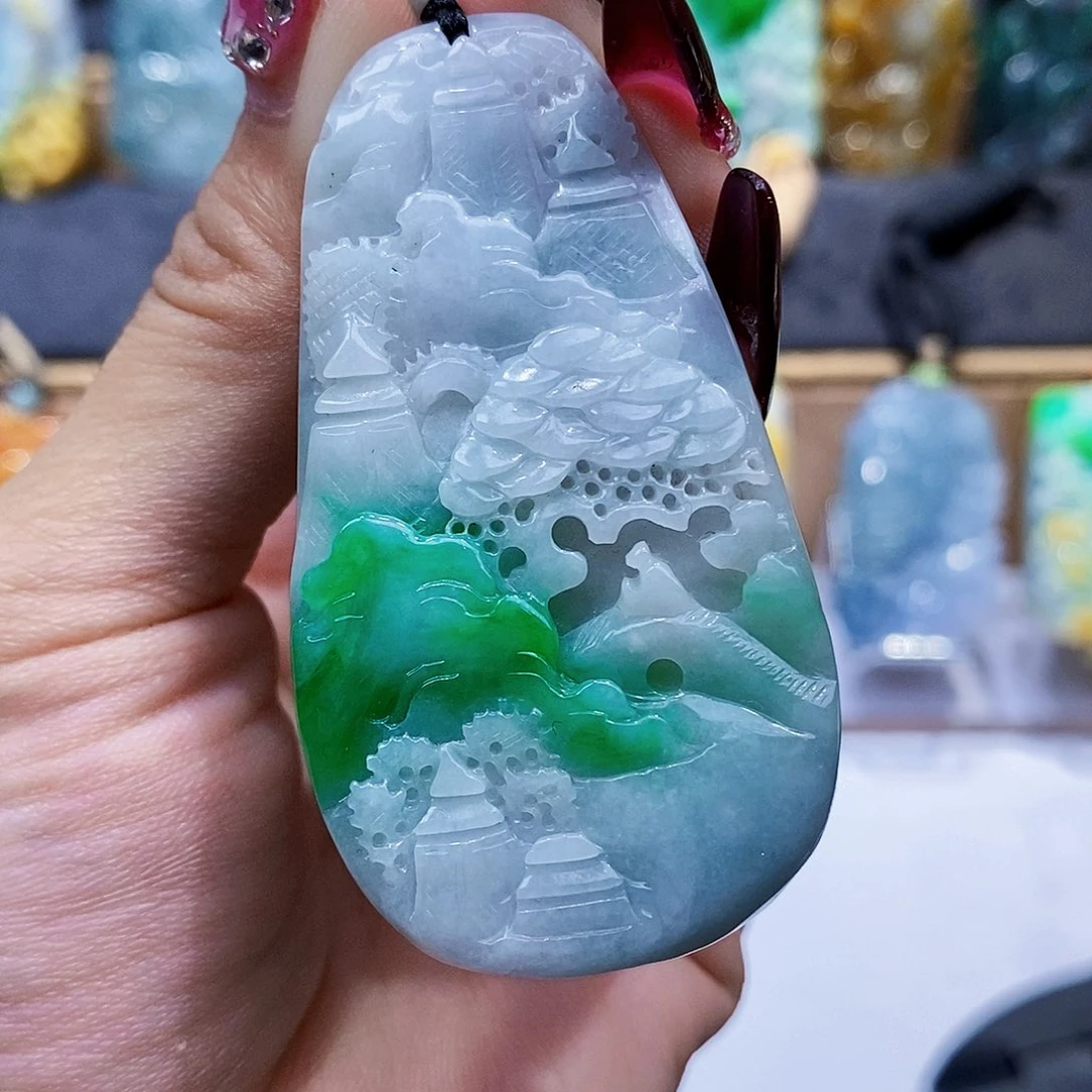 定制翡翠未镶嵌翡翠A货