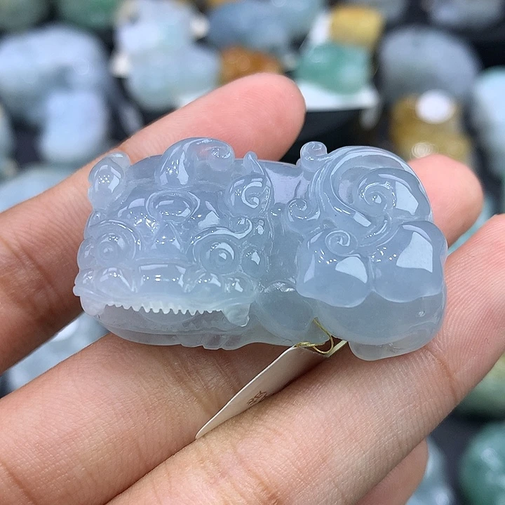 翡翠未镶嵌颈饰天然缅甸翡翠