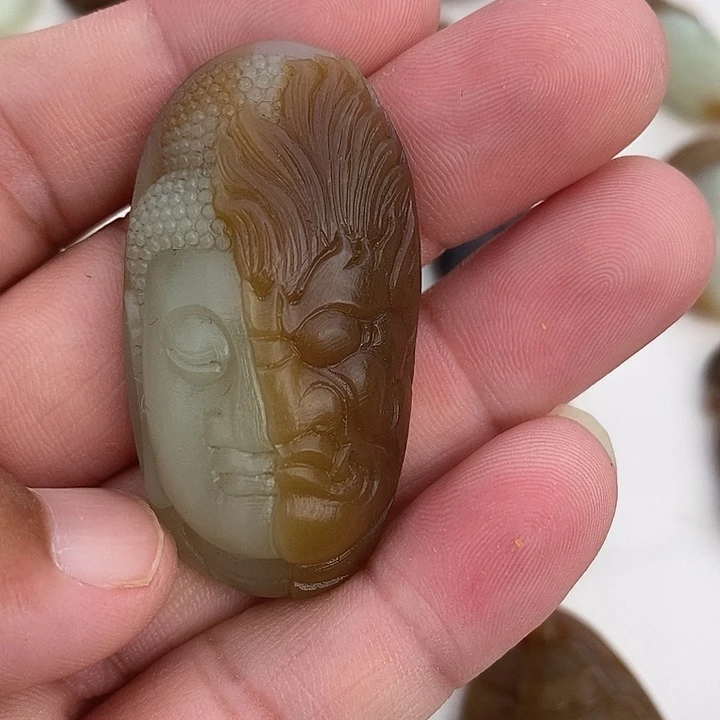 和田玉（糖玉）未镶嵌吊坠(不含链)