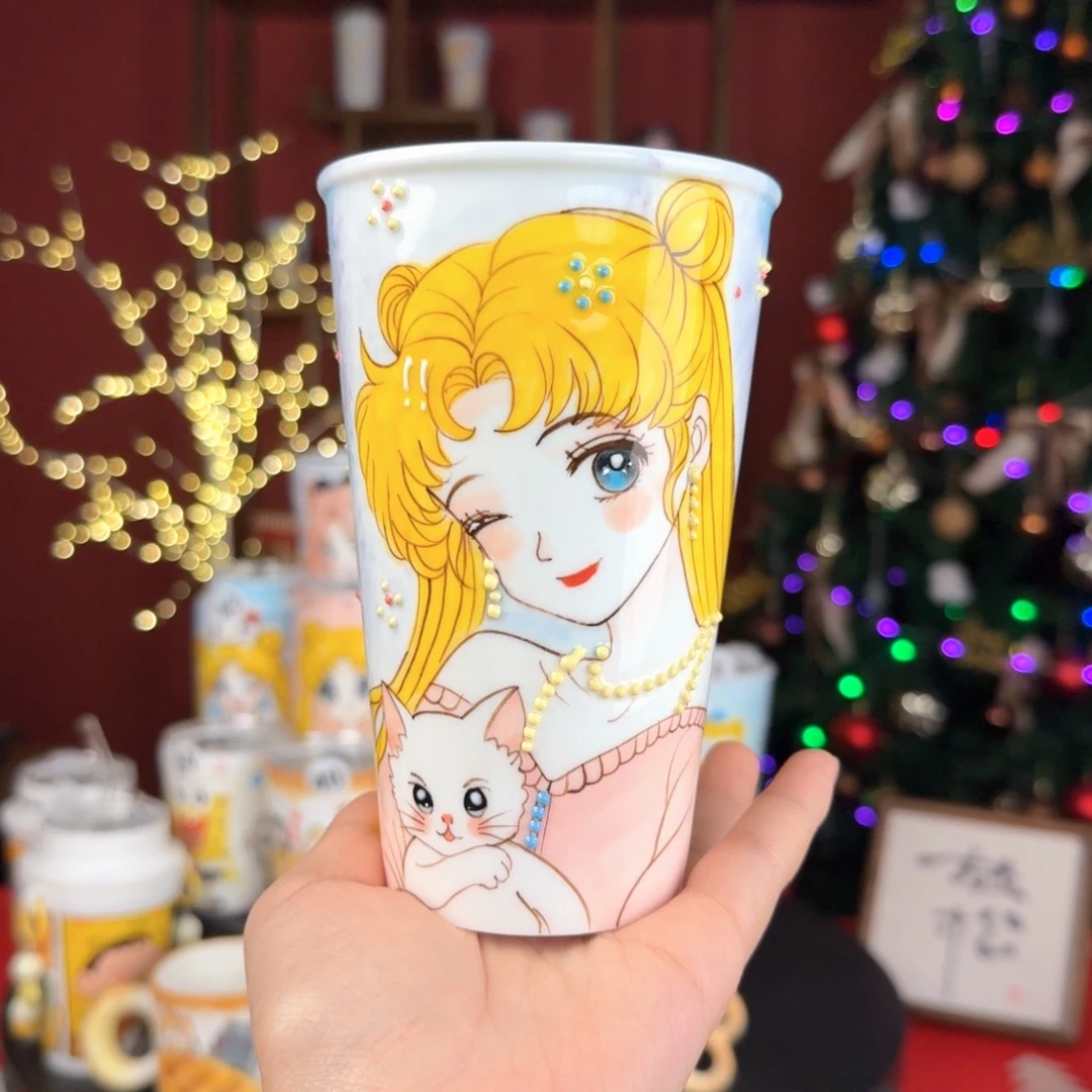 陶景德镇手绘高温釉下彩玉泥