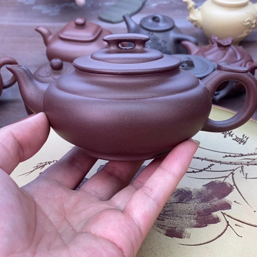 茶壶紫砂底槽清260 容量宜兴紫砂壶