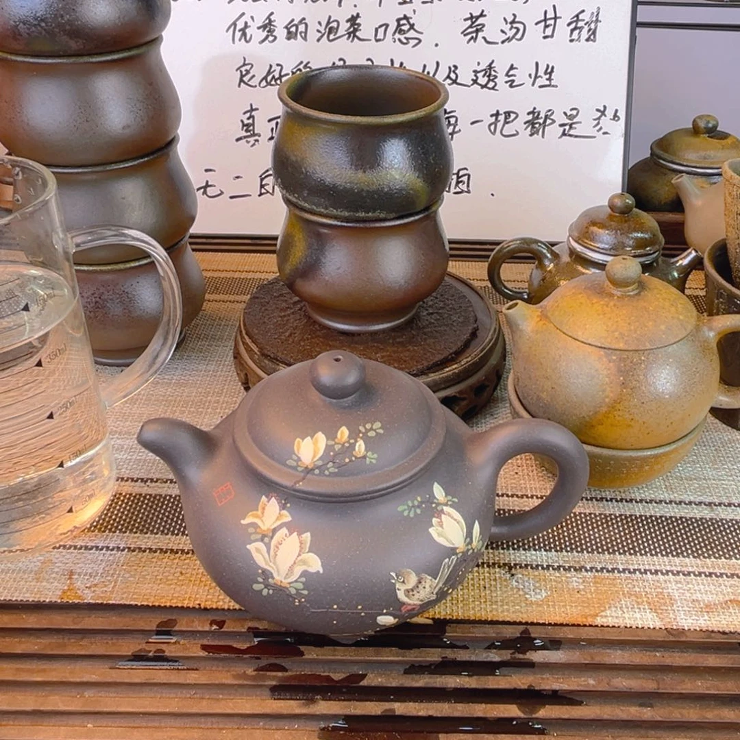 驼***哥紫砂茶壶大水谭天青