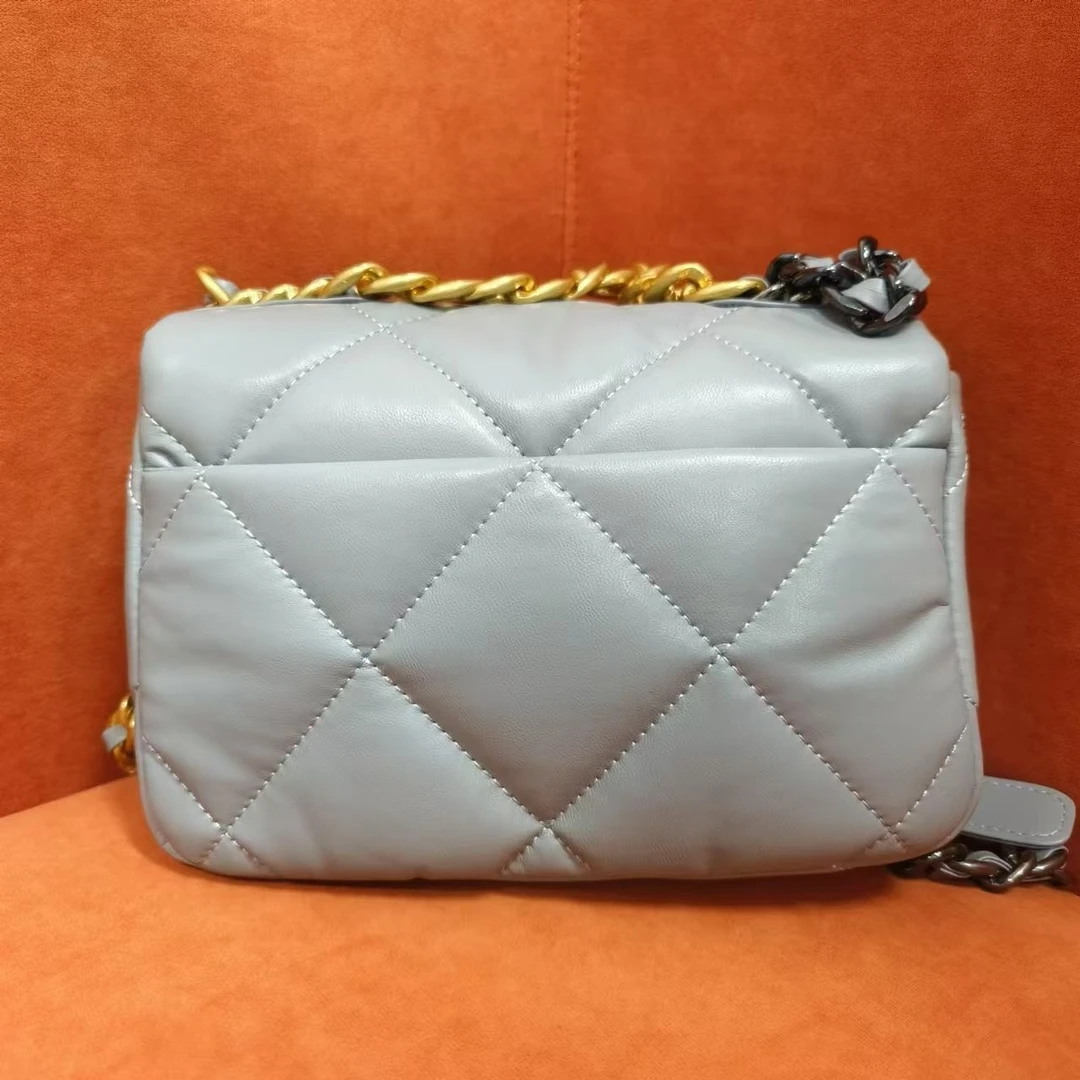 新款真皮女包斜挎包包 10919 灰色